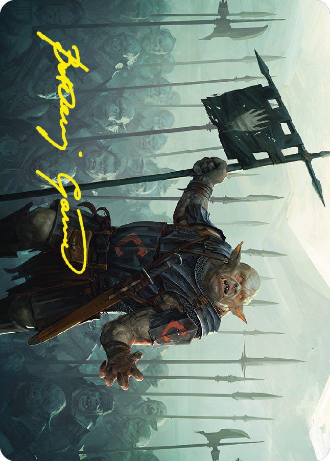Ugluk of the White Hand Art Card (Gold-Stamped Signature) [The Lord of the Rings: Tales of Middle-earth Art Series] | L.A. Mood Comics and Games
