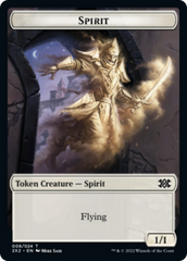 Cat Dragon // Spirit (008) Double-Sided Token [Double Masters 2022 Tokens] | L.A. Mood Comics and Games