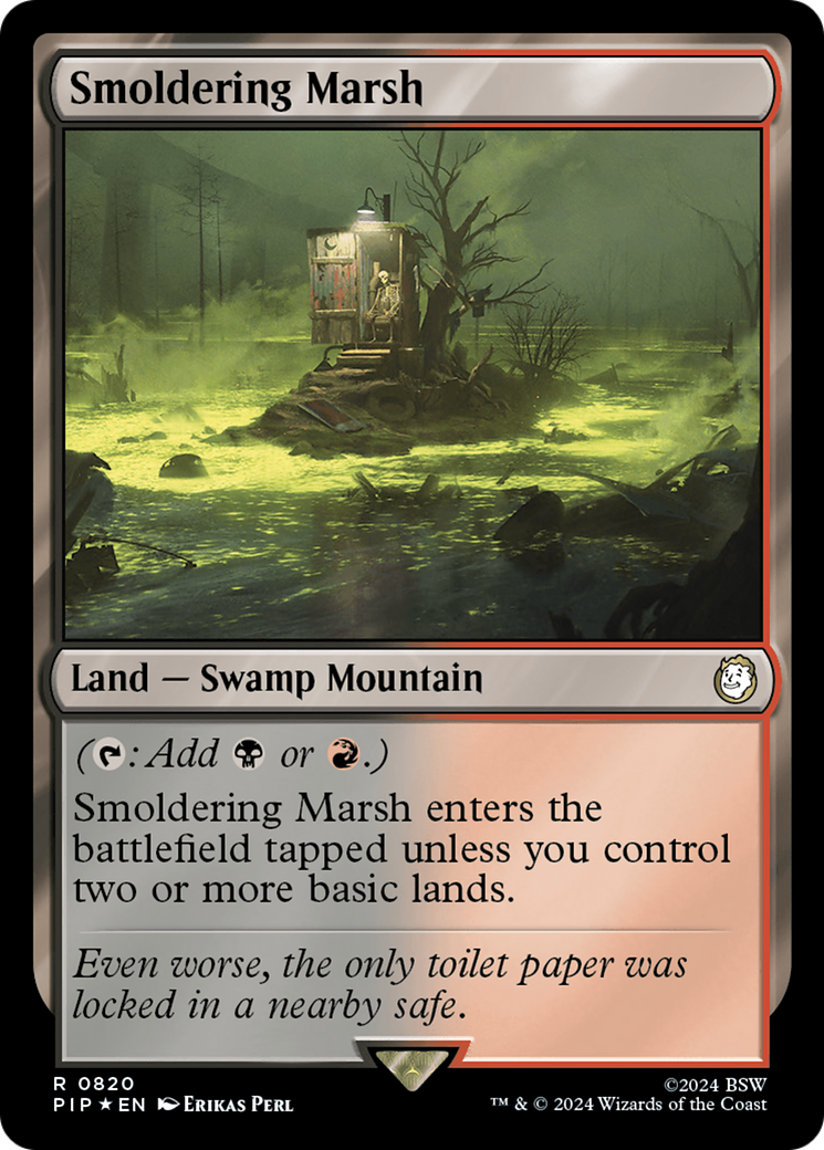 Smoldering Marsh (Surge Foil) [Fallout] | L.A. Mood Comics and Games