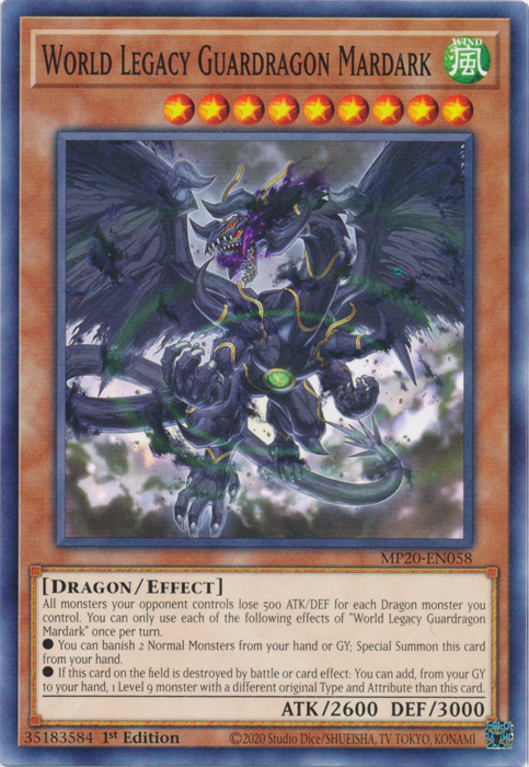 World Legacy Guardragon Mardark [MP20-EN058] Common | L.A. Mood Comics and Games