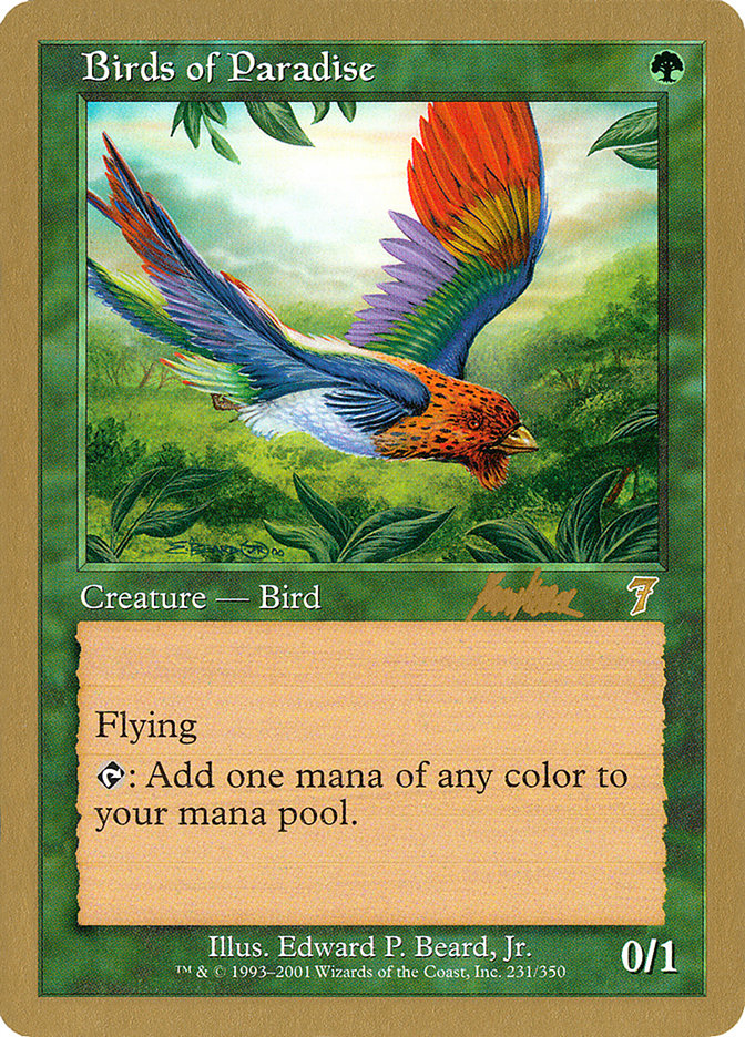 Birds of Paradise (Brian Kibler) [World Championship Decks 2002] | L.A. Mood Comics and Games