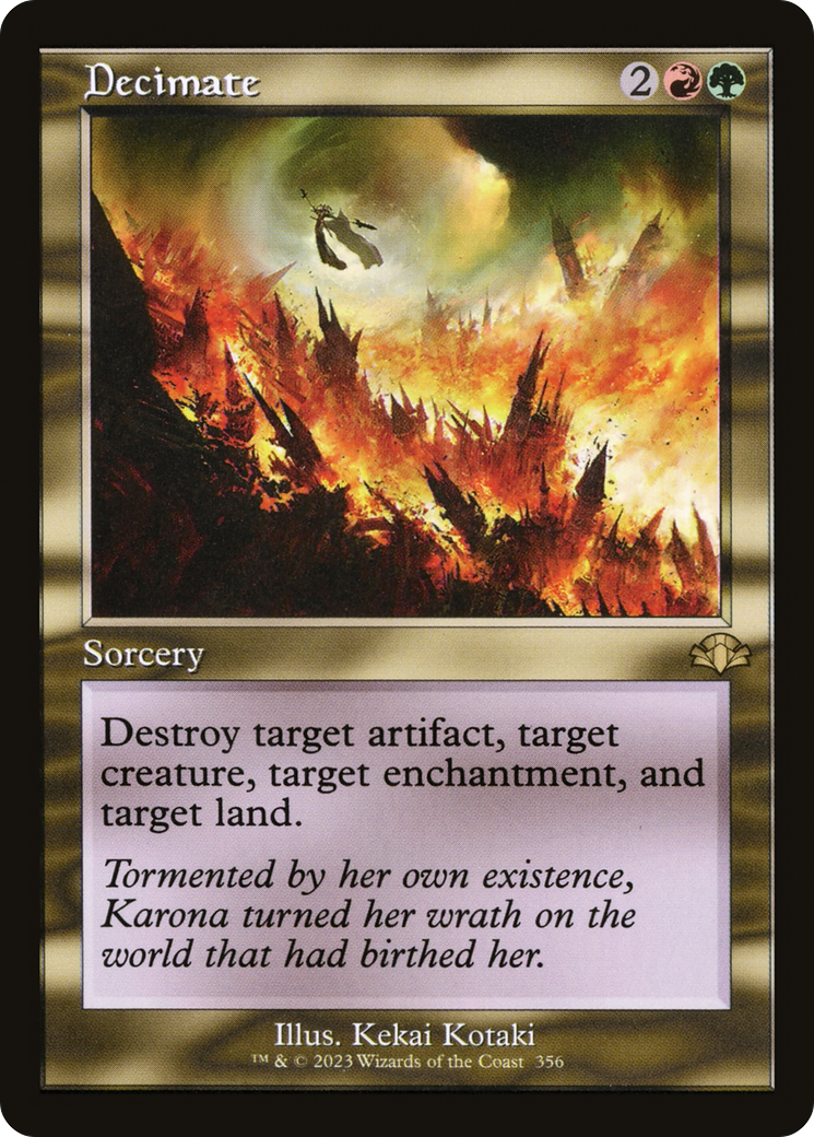 Decimate (Retro) [Dominaria Remastered] | L.A. Mood Comics and Games