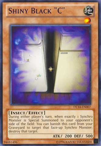 Shiny Black "C" (Purple) [DL14-EN007] Rare | L.A. Mood Comics and Games