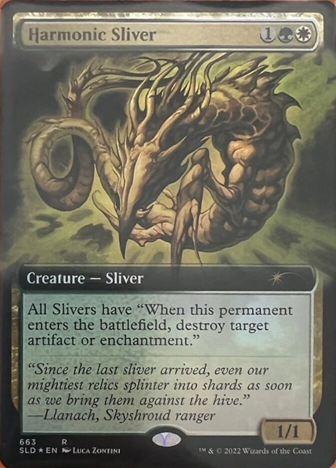 Harmonic Sliver (Extended Art) [Secret Lair Drop Promos] | L.A. Mood Comics and Games