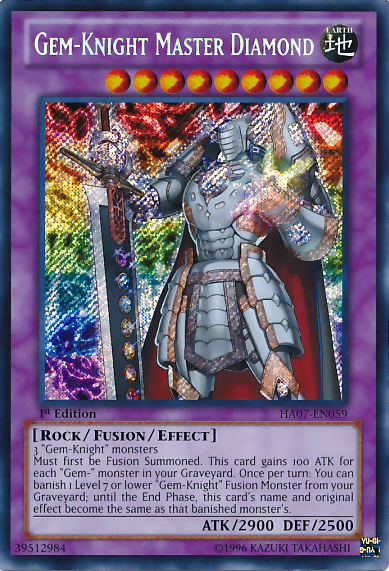 Gem-Knight Master Diamond [HA07-EN059] Secret Rare | L.A. Mood Comics and Games