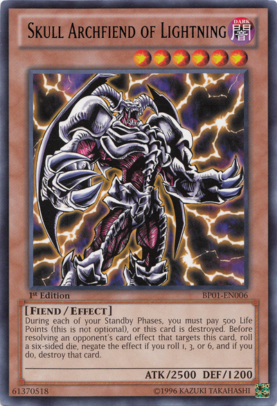 Skull Archfiend of Lightning [BP01-EN006] Rare | L.A. Mood Comics and Games