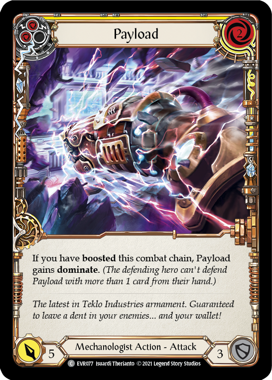 Payload (Yellow) [EVR077] (Everfest)  1st Edition Rainbow Foil | L.A. Mood Comics and Games