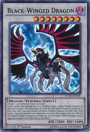 Black-Winged Dragon [LC5D-EN135] Ultra Rare | L.A. Mood Comics and Games