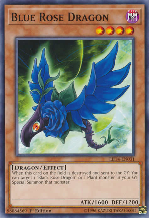 Blue Rose Dragon [LED4-EN031] Common | L.A. Mood Comics and Games