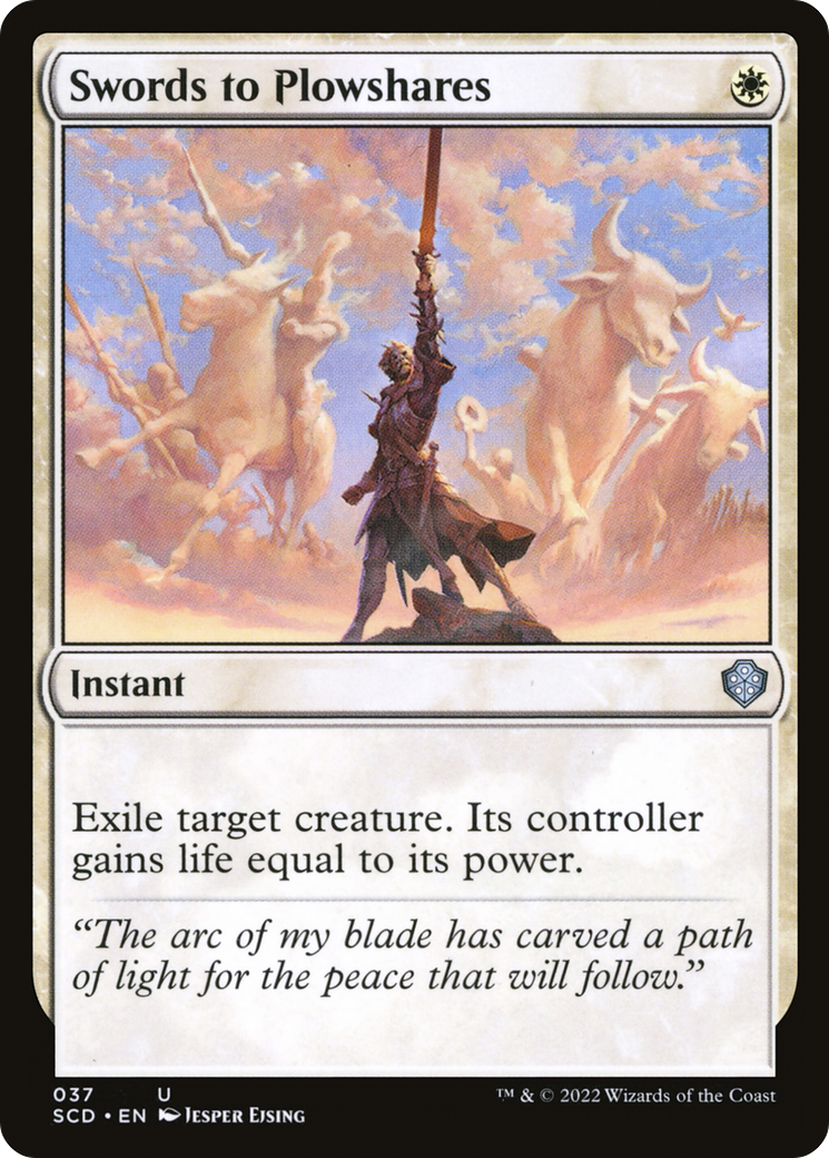 Swords to Plowshares [Starter Commander Decks] | L.A. Mood Comics and Games
