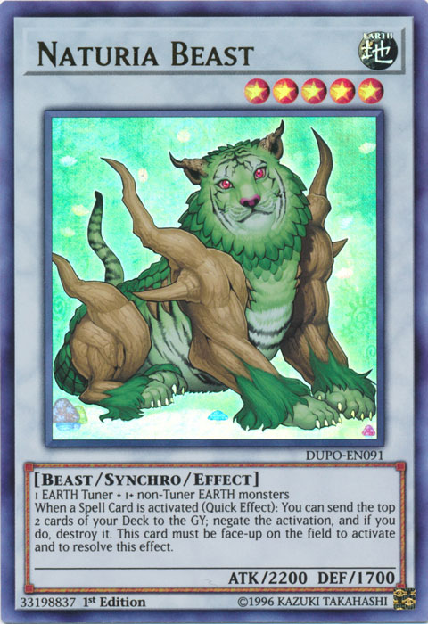 Naturia Beast [DUPO-EN091] Ultra Rare | L.A. Mood Comics and Games