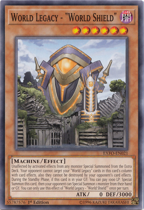 World Legacy - "World Shield" [EXFO-EN021] Common | L.A. Mood Comics and Games