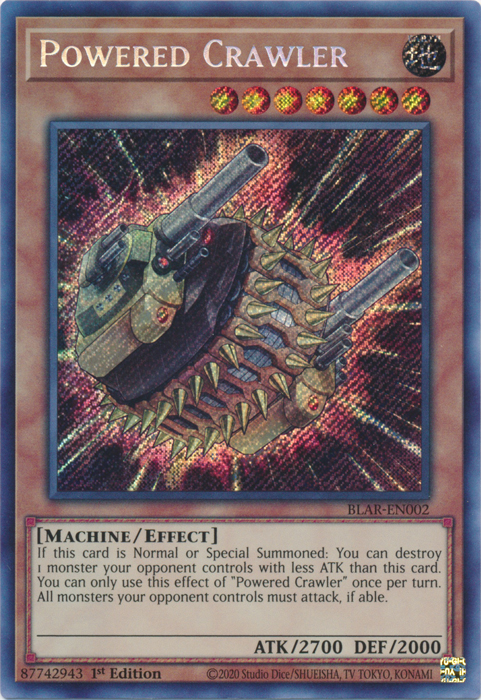 Powered Crawler [BLAR-EN002] Secret Rare | L.A. Mood Comics and Games