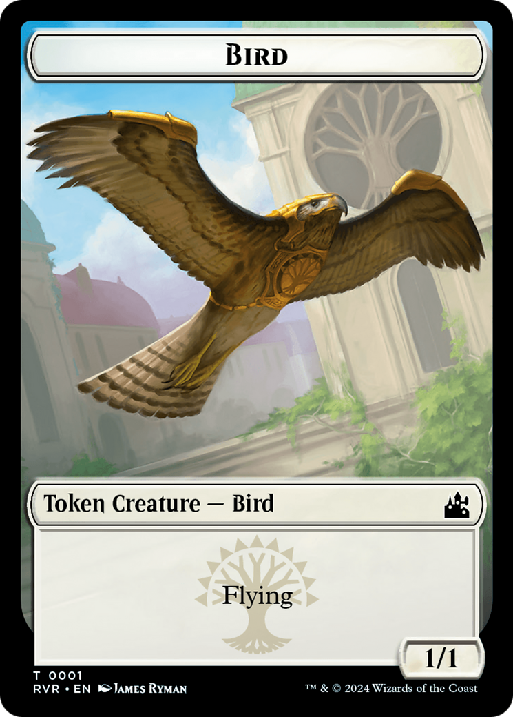 Bird // Sphinx Double-Sided Token [Ravnica Remastered Tokens] | L.A. Mood Comics and Games