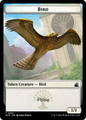 Bird // Spirit (0004) Double-Sided Token [Ravnica Remastered Tokens] | L.A. Mood Comics and Games