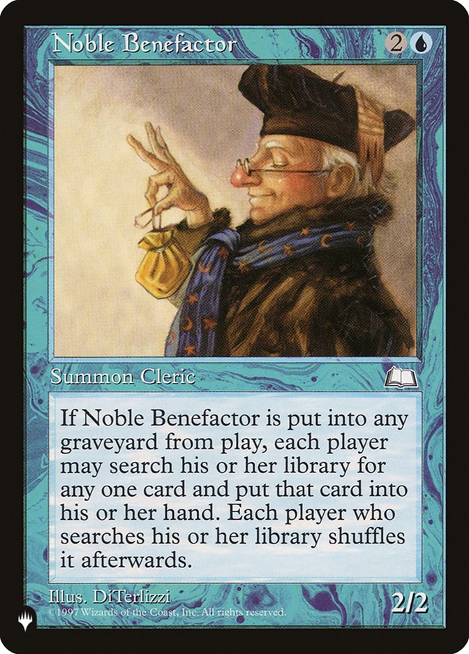 Noble Benefactor [The List] | L.A. Mood Comics and Games
