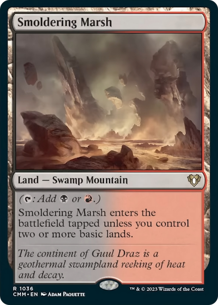 Smoldering Marsh [Commander Masters] | L.A. Mood Comics and Games