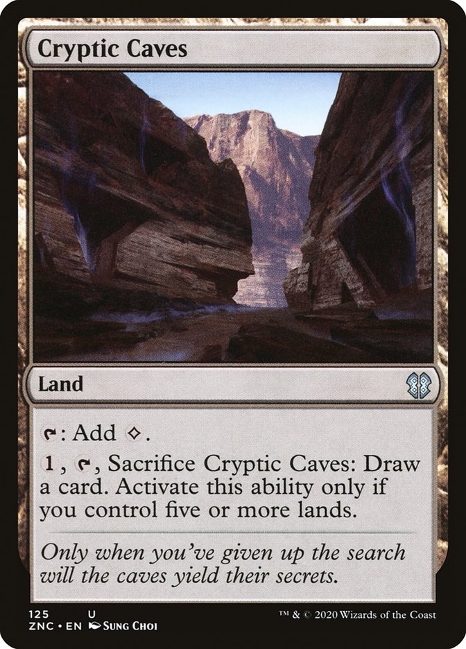 Cryptic Caves [Zendikar Rising Commander] | L.A. Mood Comics and Games