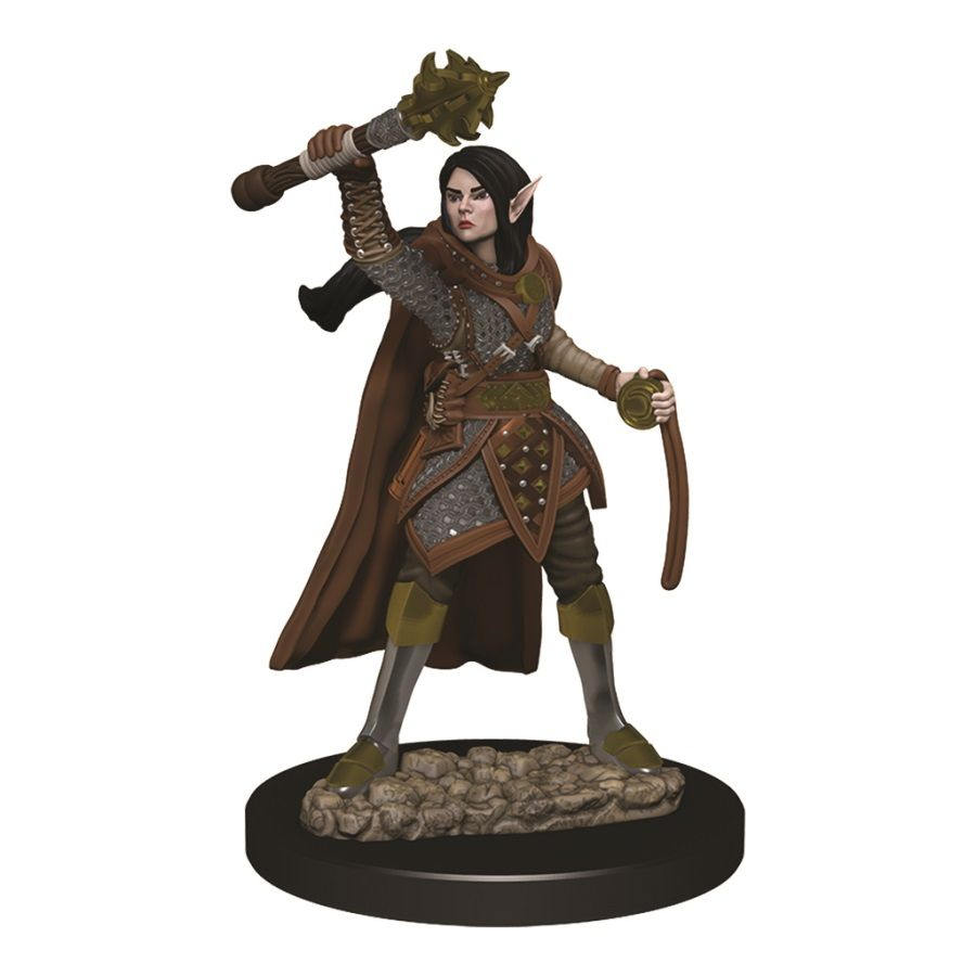 D&D Icons Premium Miniature - Female Elf Cleric | L.A. Mood Comics and Games