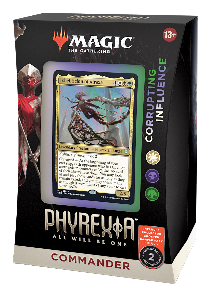 Magic the Gathering: Phyrexia: All Will Be One Commander Deck L.A. Mood Comics and Games Magic the Gathering: Phyrexia: All Will Be One Commander Deck L.A. Mood Comics and Games