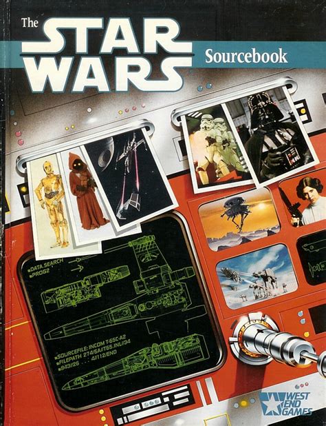 STAR WARS SOURCEBOOK 1987 SOURCE BOOK WEST END GAMES ROLEPLAYING ROLE PLAYING HC | L.A. Mood Comics and Games