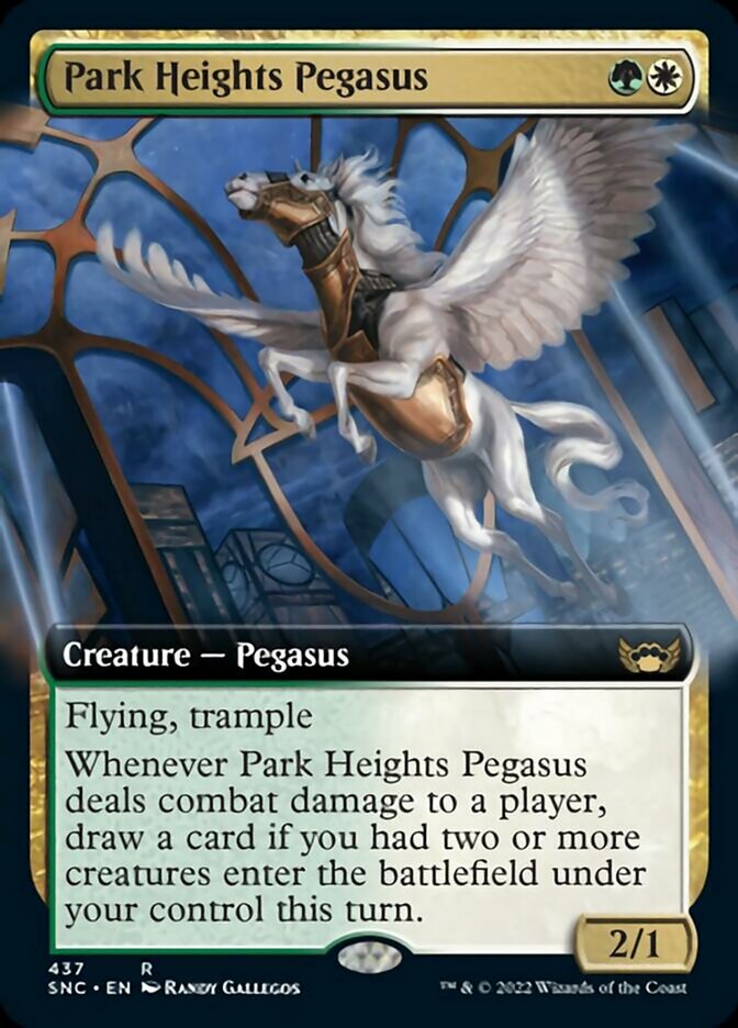 Park Heights Pegasus (Extended Art) [Streets of New Capenna] | L.A. Mood Comics and Games