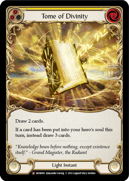 Tome of Divinity [U-MON065-RF] (Monarch Unlimited)  Unlimited Rainbow Foil | L.A. Mood Comics and Games
