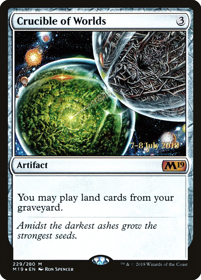 Crucible of Worlds [Core Set 2019 Prerelease Promos] | L.A. Mood Comics and Games
