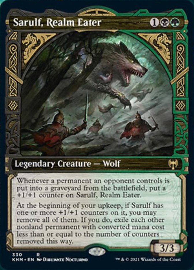 Sarulf, Realm Eater (Showcase) [Kaldheim] | L.A. Mood Comics and Games