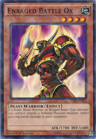 Enraged Battle Ox [BP03-EN011] Shatterfoil Rare | L.A. Mood Comics and Games