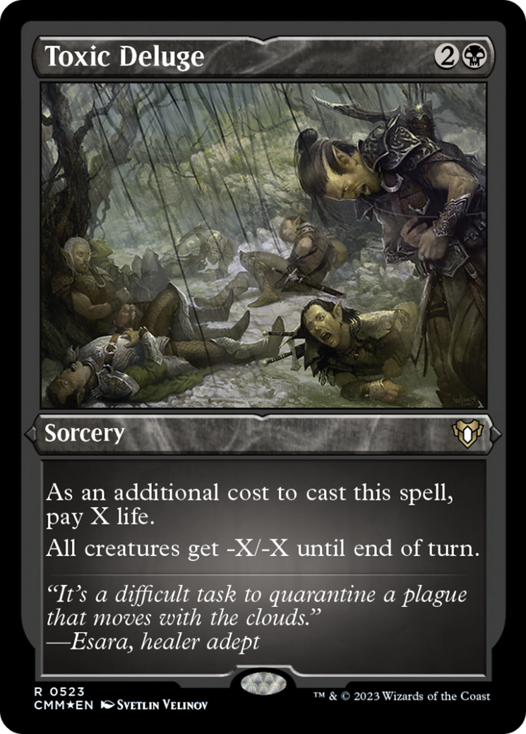 Toxic Deluge (Foil Etched) [Commander Masters] | L.A. Mood Comics and Games