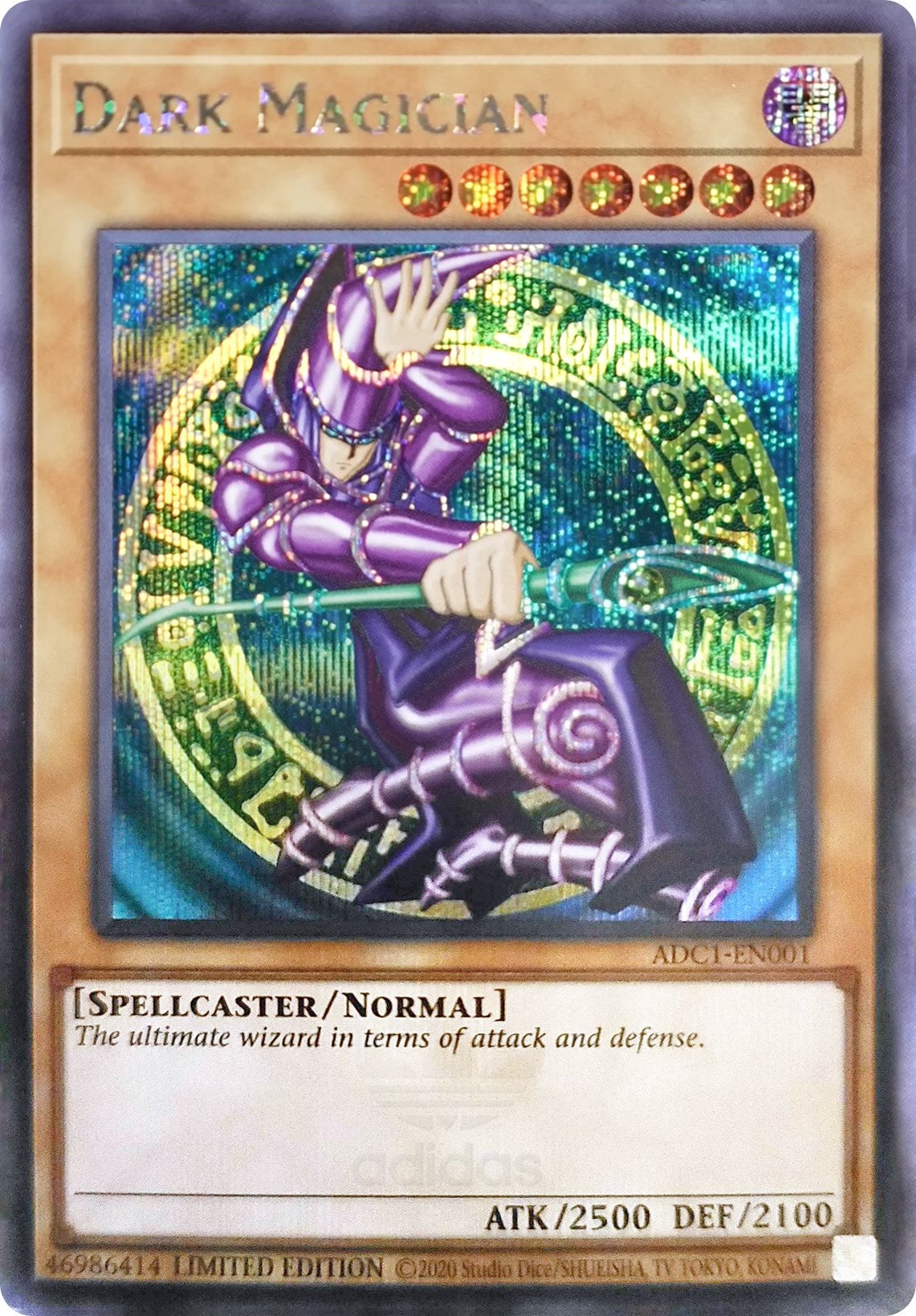 Dark Magician (Adidas Exclusive) [ADC1-EN001] Prismatic Secret Rare | L.A. Mood Comics and Games