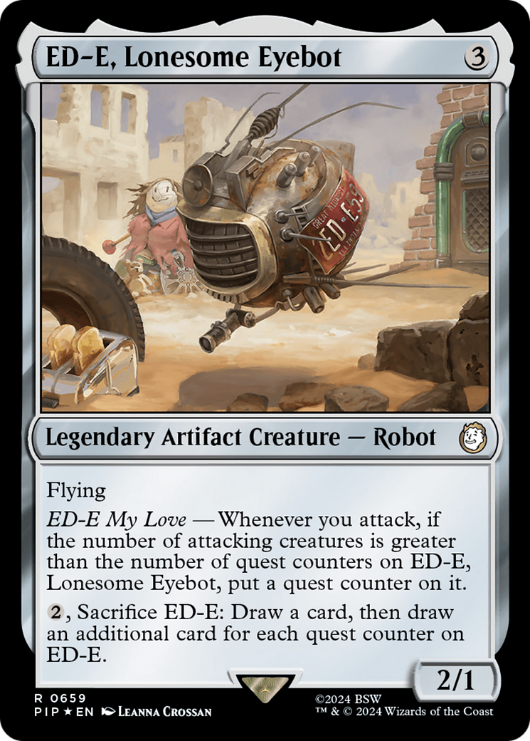 ED-E, Lonesome Eyebot (Surge Foil) [Fallout] | L.A. Mood Comics and Games