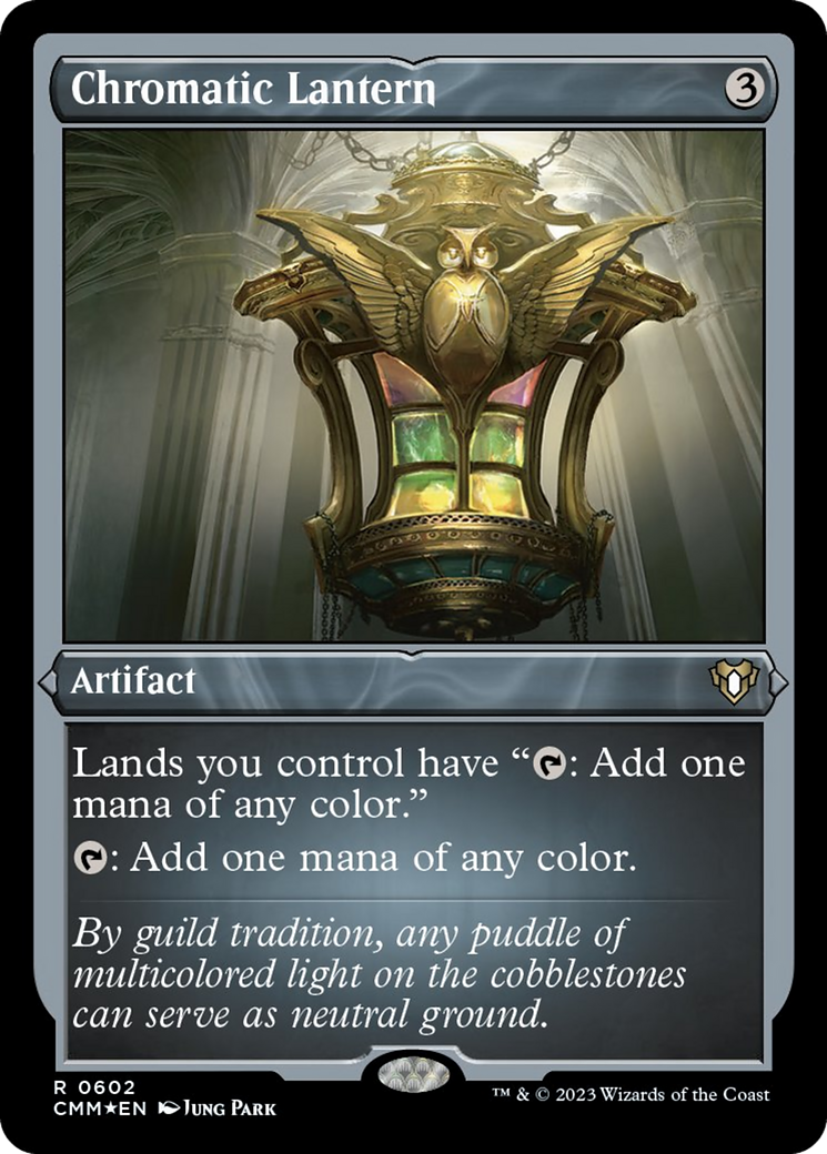 Chromatic Lantern (Foil Etched) [Commander Masters] | L.A. Mood Comics and Games