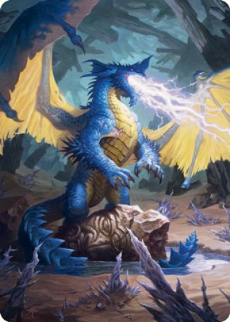 Blue Dragon Art Card [Dungeons & Dragons: Adventures in the Forgotten Realms Art Series] | L.A. Mood Comics and Games