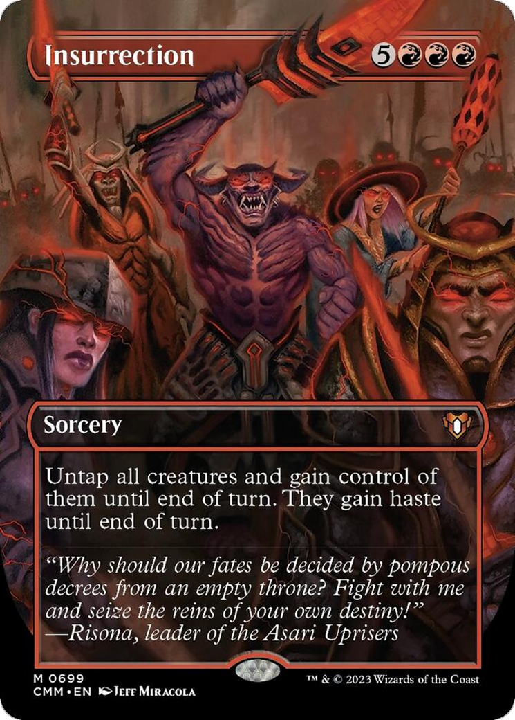 Insurrection (Borderless Alternate Art) [Commander Masters] | L.A. Mood Comics and Games