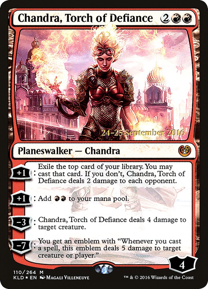 Chandra, Torch of Defiance [Kaladesh Prerelease Promos] | L.A. Mood Comics and Games