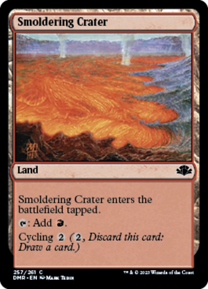 Smoldering Crater [Dominaria Remastered] | L.A. Mood Comics and Games