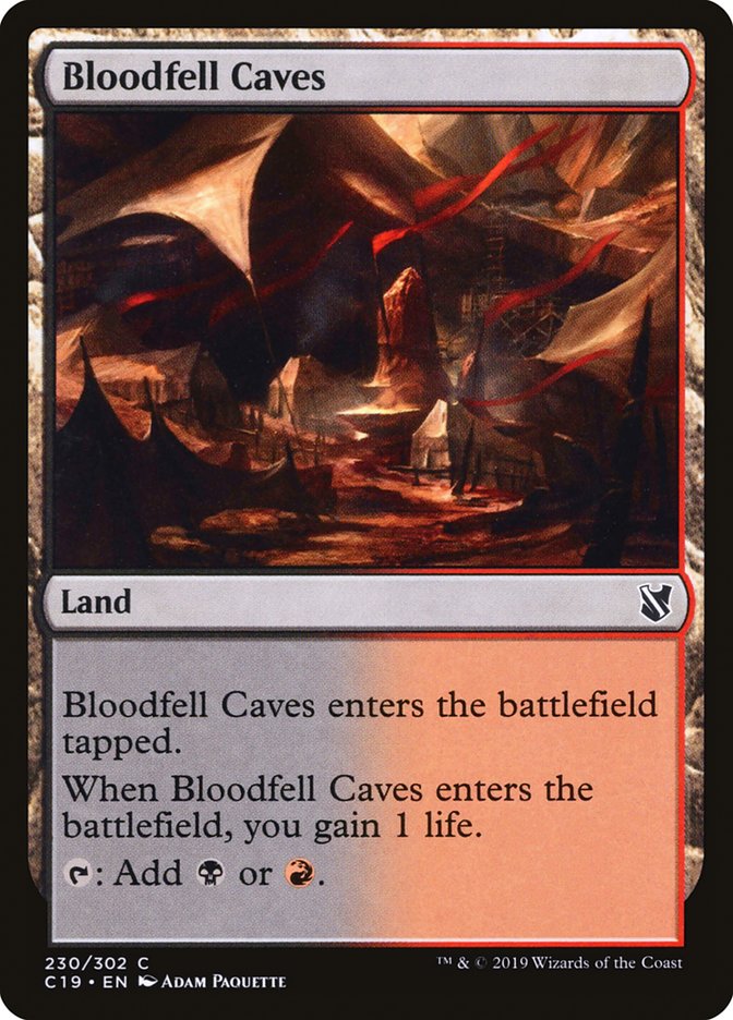 Bloodfell Caves [Commander 2019] | L.A. Mood Comics and Games
