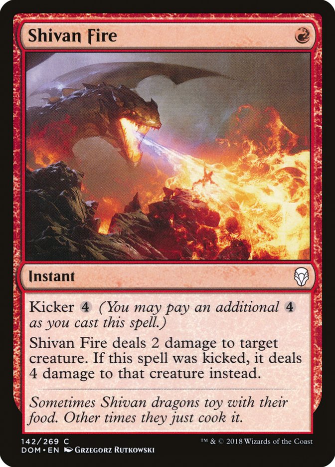 Shivan Fire [Dominaria] | L.A. Mood Comics and Games