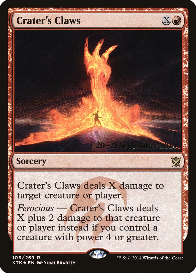 Crater's Claws [Khans of Tarkir Prerelease Promos] | L.A. Mood Comics and Games