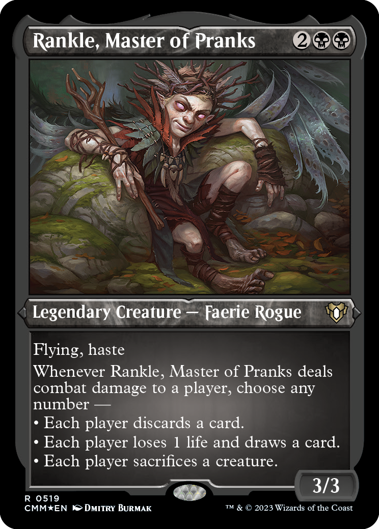 Rankle, Master of Pranks (Foil Etched) [Commander Masters] | L.A. Mood Comics and Games