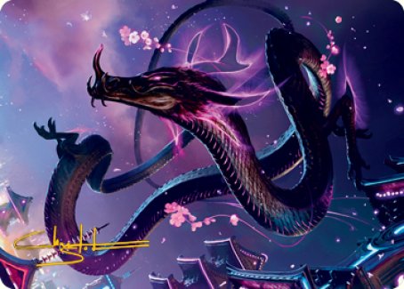 Junji, the Midnight Sky 1 Art Card (Gold-Stamped Signature) [Kamigawa: Neon Dynasty Art Series] | L.A. Mood Comics and Games