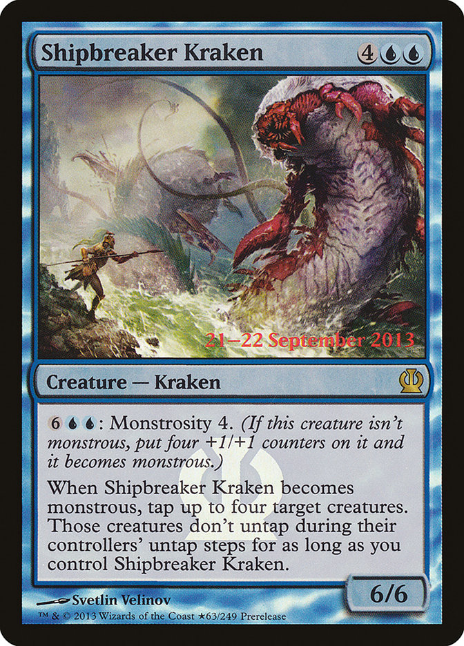 Shipbreaker Kraken [Theros Prerelease Promos] | L.A. Mood Comics and Games