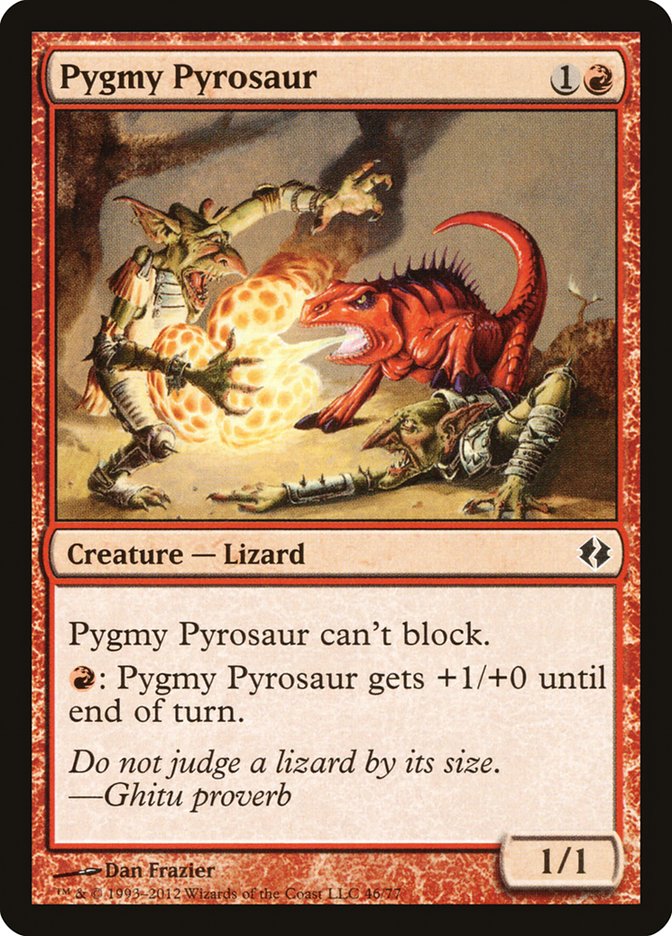 Pygmy Pyrosaur [Duel Decks: Venser vs. Koth] | L.A. Mood Comics and Games