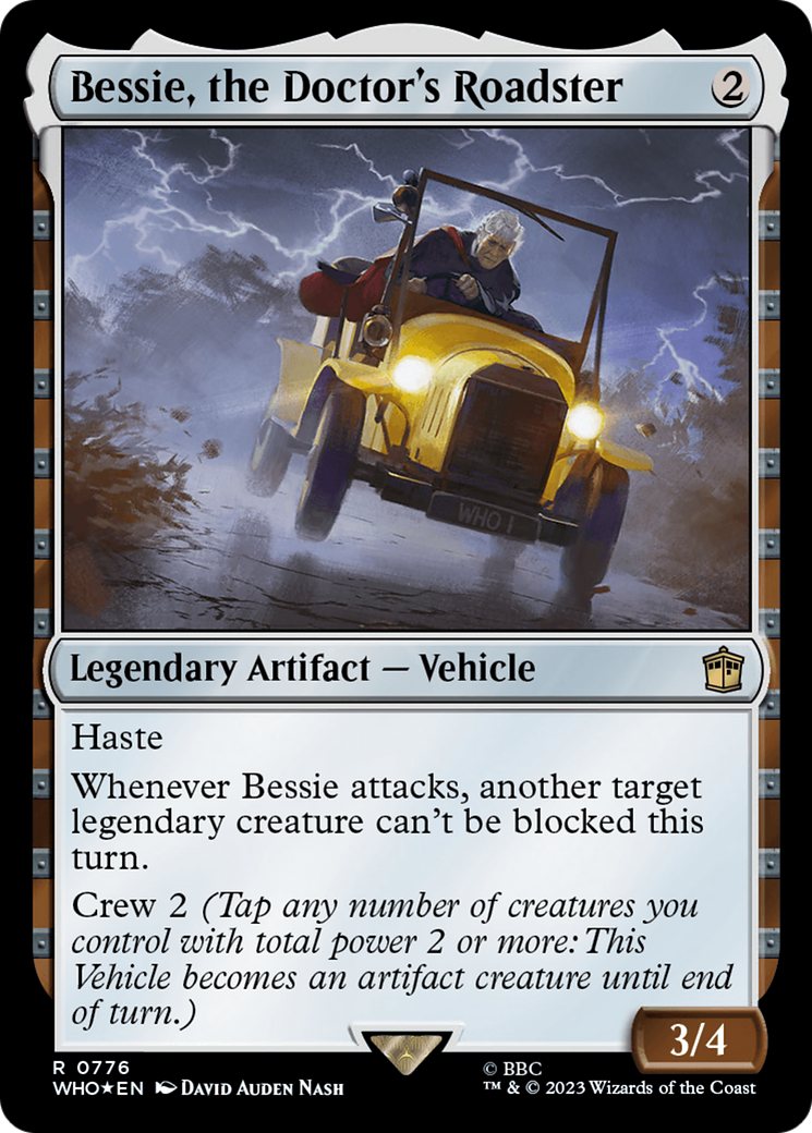 Bessie, the Doctor's Roadster (Surge Foil) [Doctor Who] | L.A. Mood Comics and Games