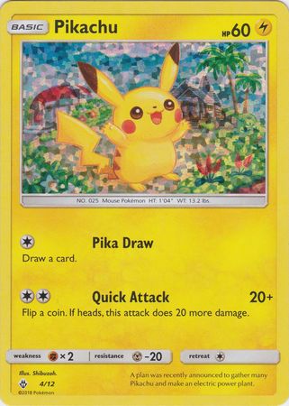 Pikachu (4/12) [McDonald's Promos: 2018 Collection] | L.A. Mood Comics and Games