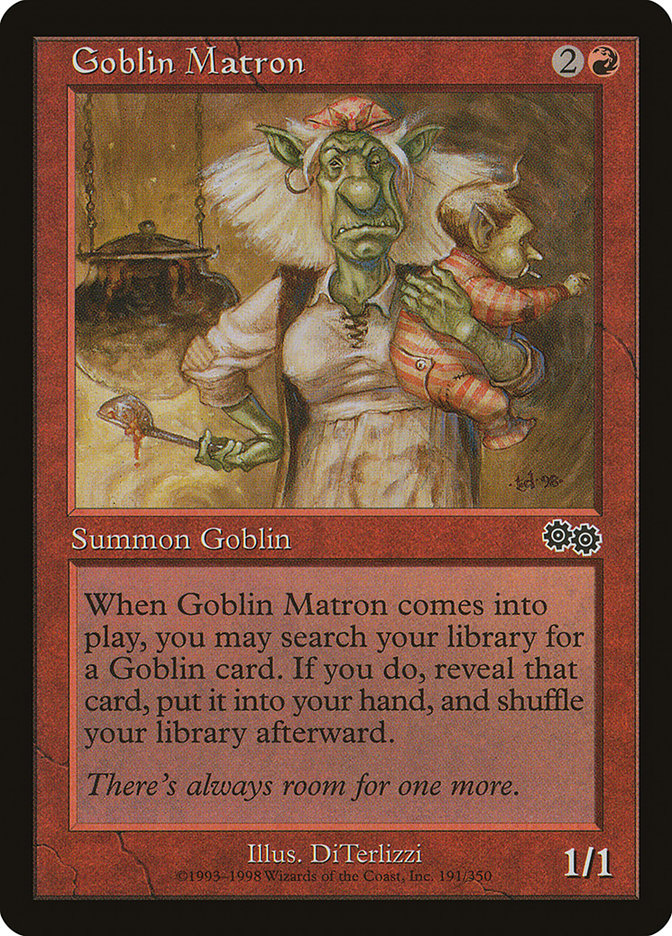 Goblin Matron [Urza's Saga] | L.A. Mood Comics and Games