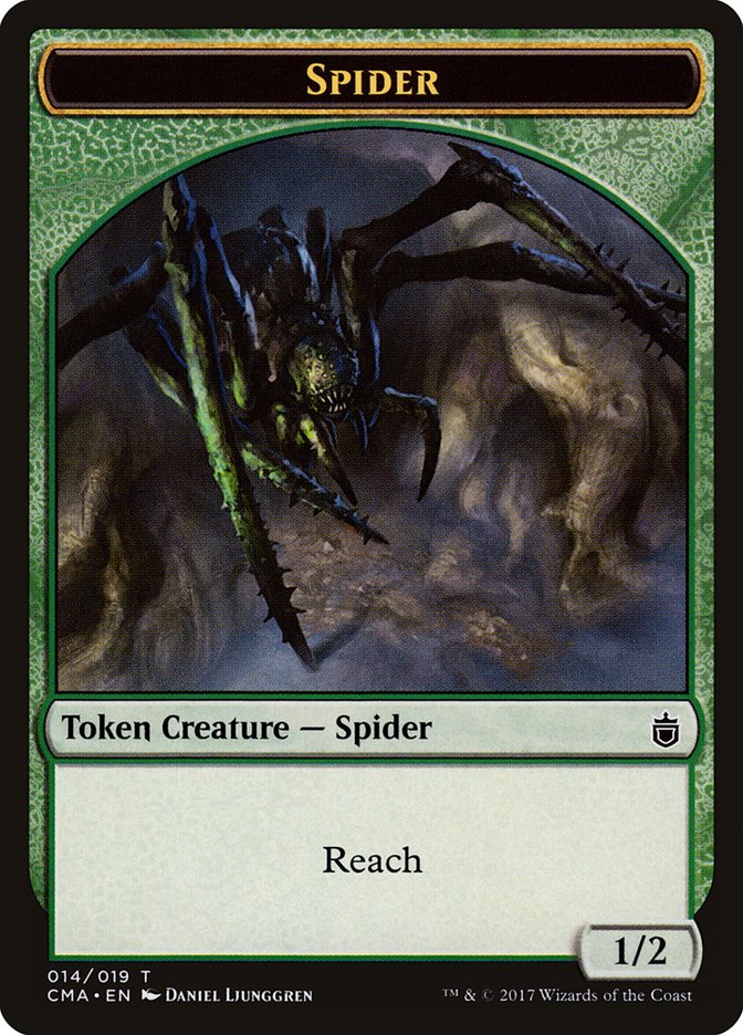 Spider Token [Commander Anthology Tokens] | L.A. Mood Comics and Games