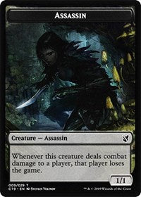 Assassin // Morph Double-Sided Token [Commander 2019 Tokens] | L.A. Mood Comics and Games